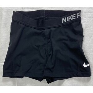 Nike Pro Dri-FIT Compression Shorts Women's Small Black Spandex Activewear